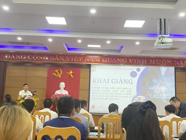 Lớp bồi dưỡng cho doanh nghiệp